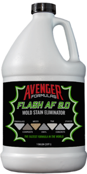 Avenger Formulas Flash AF 2.0 Mold Stain Eliminator – 1 Gallon